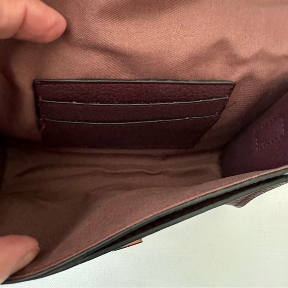 Women’s Faux Leather Turn Lock Crossbody - Picture 8 of 16